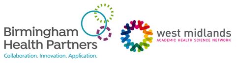 Birmingham Health Partners and West Midlands Academic Health Science Network logos