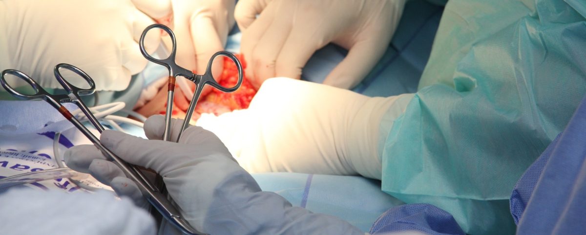 close up image of surgery taking place