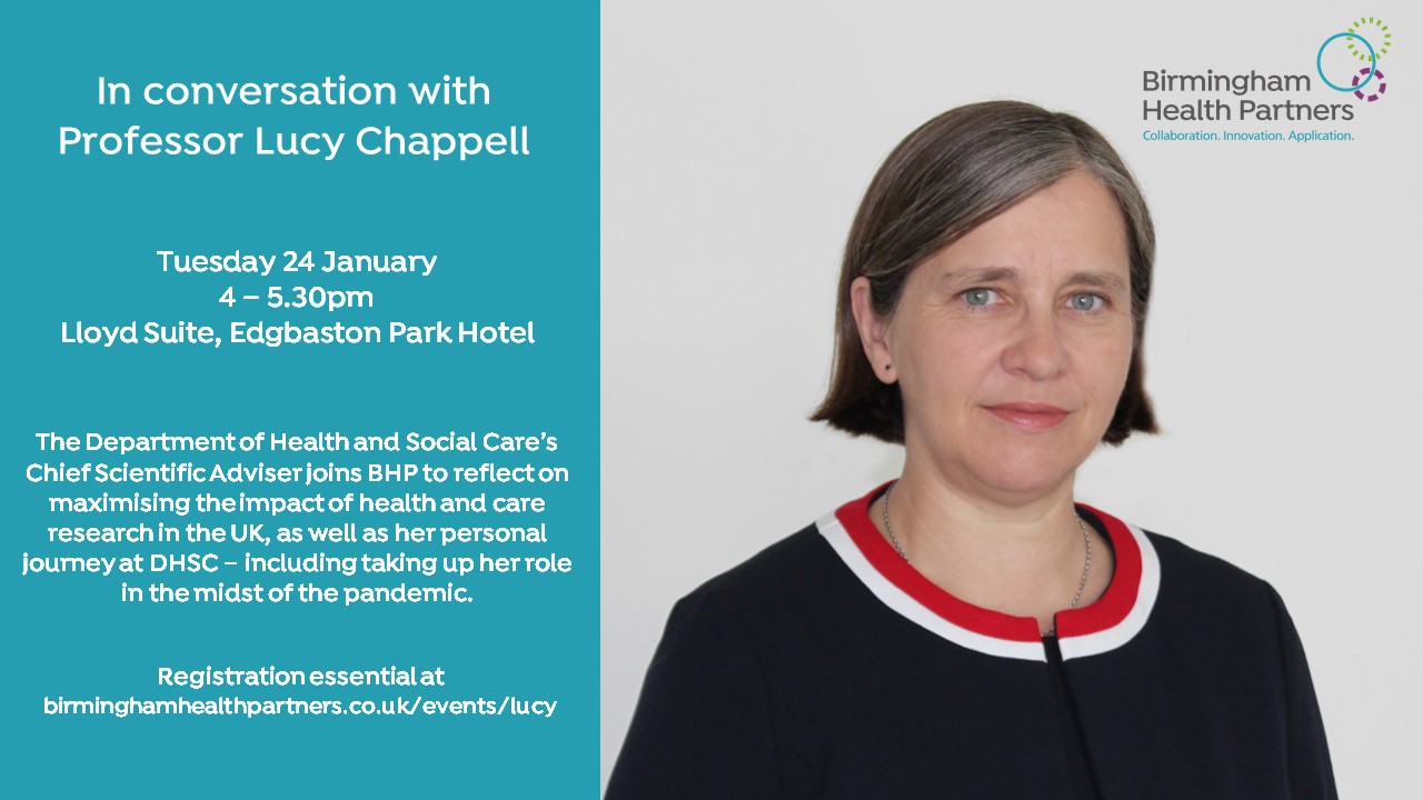 In conversation with Professor Lucy Chappell Birmingham Health Partners